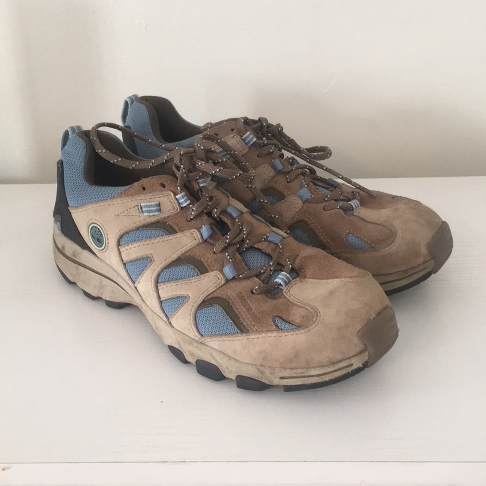 Lightly used Timberland hiking shoes boots